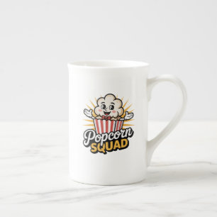 Caneca De Porcelana Popcorn Squad
