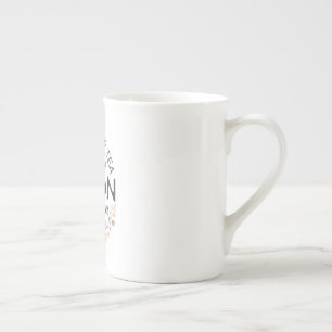 Caneca De Porcelana Porcelin Tea Mug