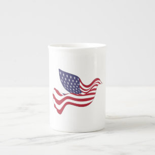 CANECA DE PORCELANA PORTA DE PAZ AMERICANA