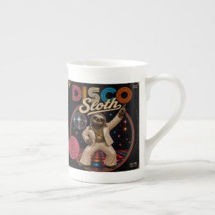 Caneca De Porcelana Preguiça Disco