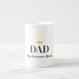 Caneca De Porcelana Presente com Nome Personalizado para o Pai
