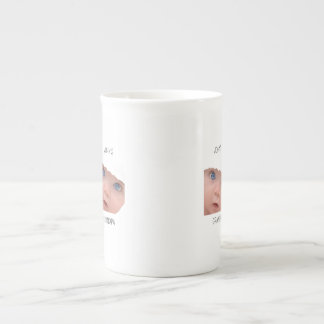 Caneca De Porcelana Presente de Aniversário do Vovô, Rosto de Bebê, Pr
