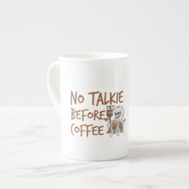 Caneca De Porcelana Presente engraçado para amantes de gatos sem conve