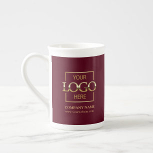 Caneca De Porcelana Presente Personalizado para Funcionários com Logot