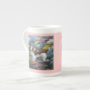 Caneca De Porcelana Presentes de Arte em Welsh Springer Spaniel