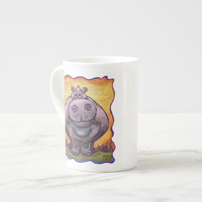 Caneca De Porcelana Presentes e acessórios do Hippopotamus (Frente Esquerda)