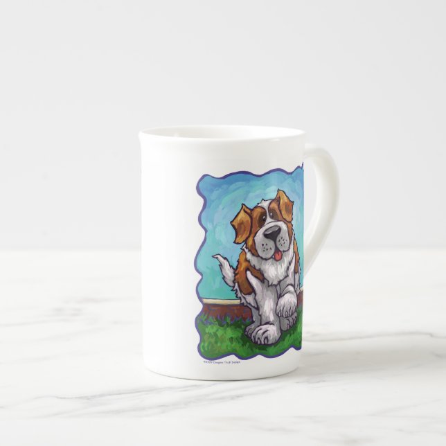 Caneca De Porcelana Presentes e Acessórios St. Bernard (Frente Esquerda)