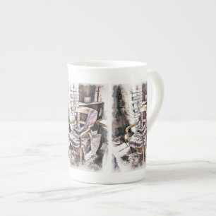 CANECA DE PORCELANA PRESIDÊNCIA VITORIANA
