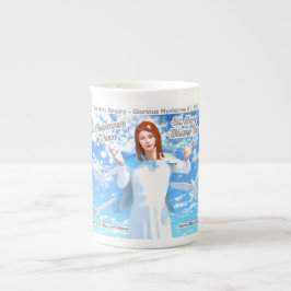 Caneca De Porcelana Pressuposição de Ruas. Maria no Céu