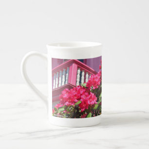 Caneca De Porcelana Primavera cor-de-rosa Balcony - Vineyard de Martha