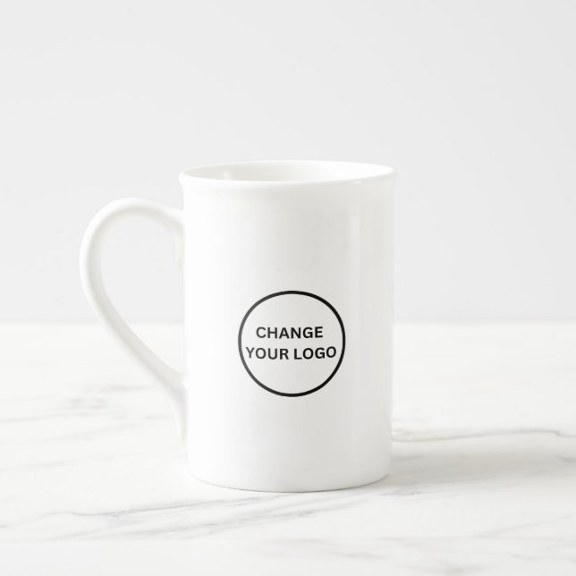 Caneca De Porcelana Promoção de Marca Simples  (Esquerda)
