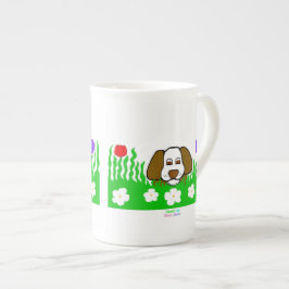 Caneca De Porcelana Pup N Play Bone China Mug