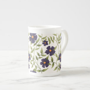 Caneca De Porcelana Púrpura de videira