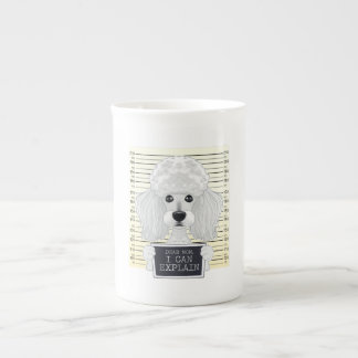 Caneca De Porcelana Querida Mãe, Posso Explicar Que Poodle Mamãe Eu Po