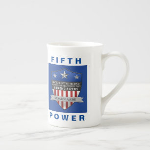 Caneca De Porcelana Quinto cabo duplo de alimentação