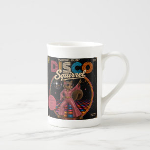 Caneca De Porcelana Rainha Esquilo Disco