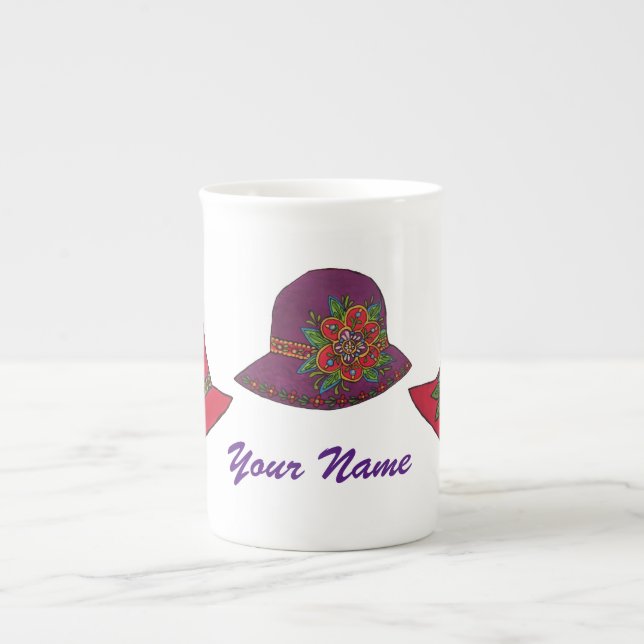 Caneca De Porcelana Red Hat Mug Personalizado (Frente)