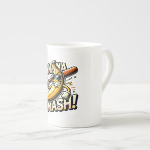 Caneca De Porcelana Reforço de Banana