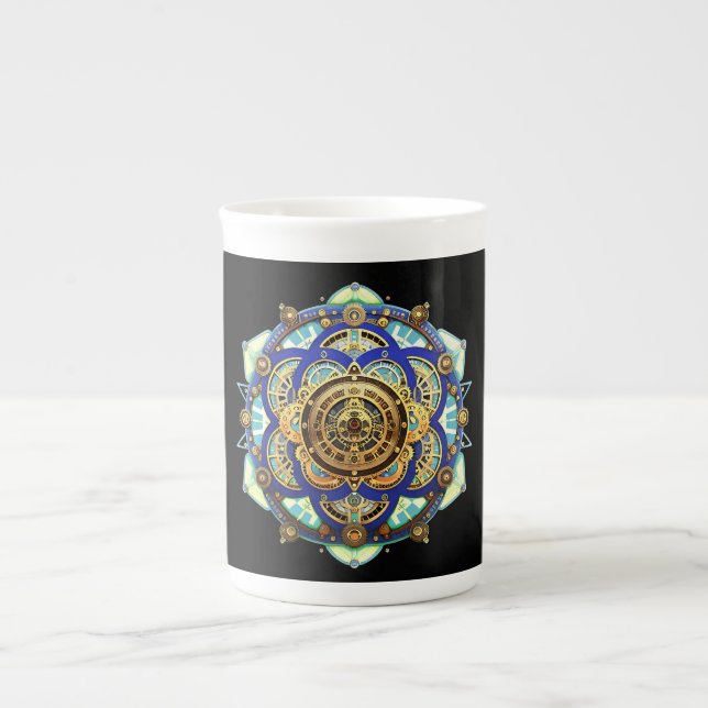 Caneca De Porcelana Relógio Mecânico Incrível (Frente)