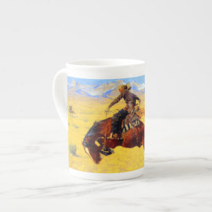 Caneca De Porcelana Remington Old West Horse and Cowboy