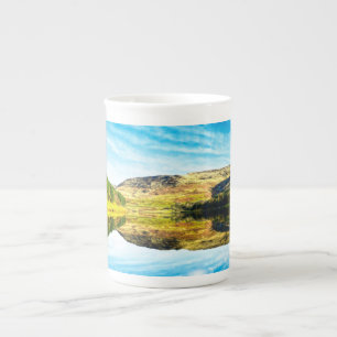 Caneca De Porcelana Reservatório de Dovestone no inverno Specialty Mug