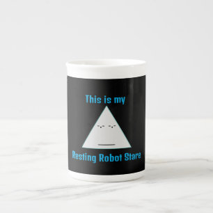 Caneca De Porcelana Resting Robot Stare - Specialty Mug