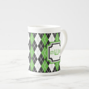 Caneca De Porcelana Retro Argyle Specialty Mug
