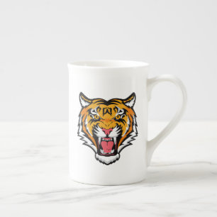 Caneca De Porcelana Roaring Tiger Head-25818
