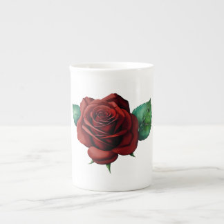 Caneca De Porcelana Rosas vermelhas
