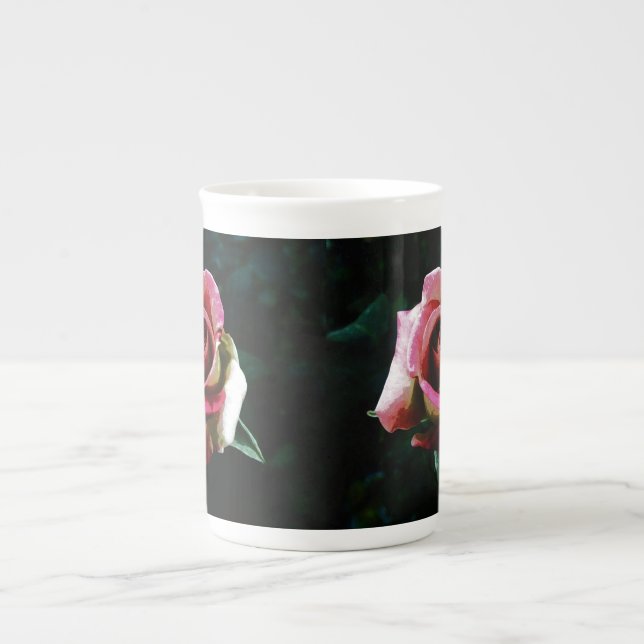 Caneca De Porcelana rose  (Frente)