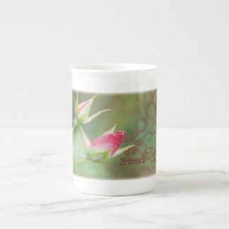 Caneca De Porcelana Rosebuds do amigo