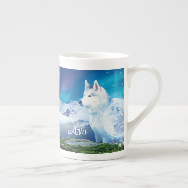 Caneca De Porcelana Rouco personalizado com montanhas (Direita)