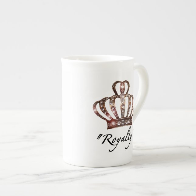 Caneca De Porcelana "Royalty" / TIARA MUG (Frente Esquerda)