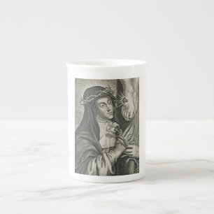 Caneca De Porcelana Santa Catarina de Siena