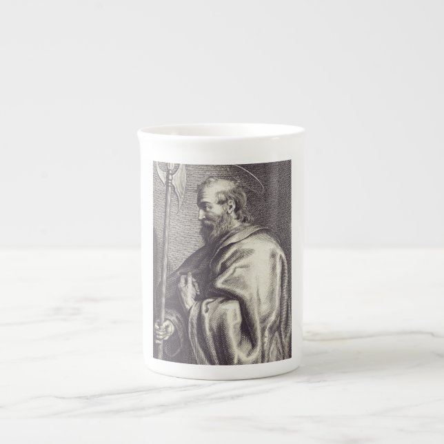 Caneca De Porcelana Santo Matthew, o Apóstolo (Frente)