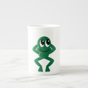 CANECA DE PORCELANA SAPO RELAXADO