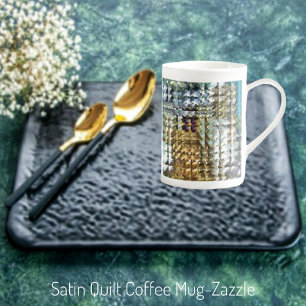 Caneca De Porcelana Satin Quilt Specialty Mug