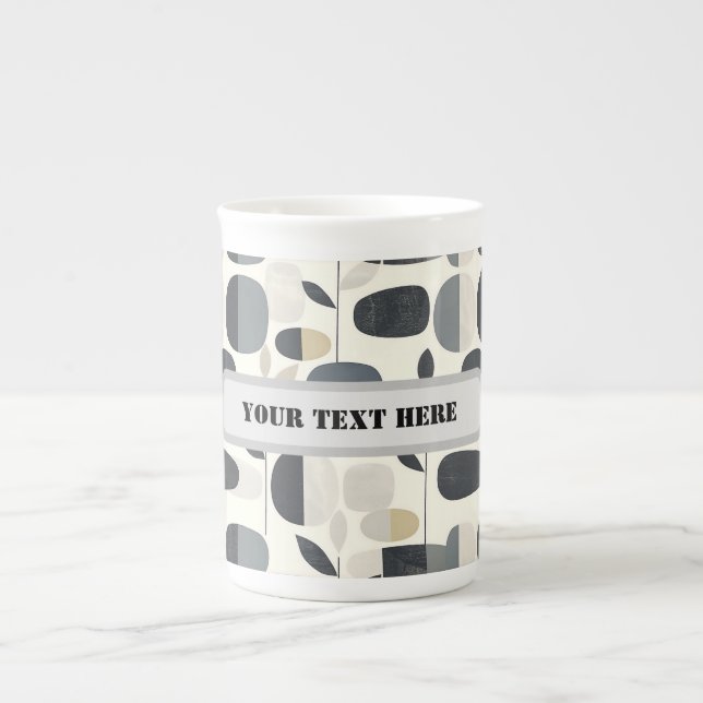 Caneca De Porcelana Scandi Motif n.o 3 | (Frente)