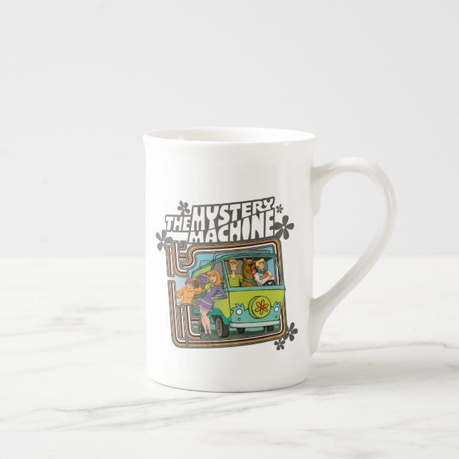 Caneca De Porcelana Scooby-Doo | Gráfico de Máquina Misteriosa "Está L (Direita)