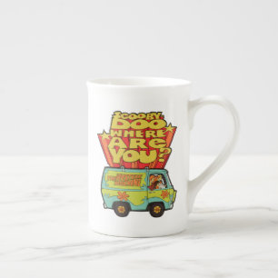 Caneca De Porcelana Scooby-Doo   "onde está você?" Desenhos animados