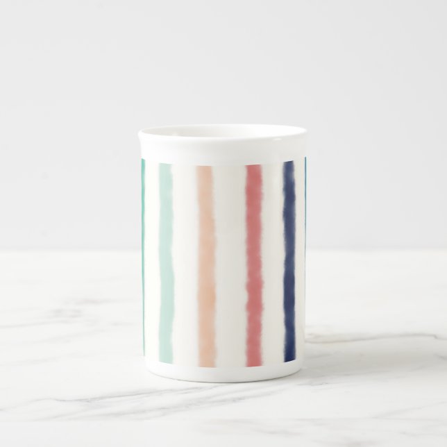 Caneca De Porcelana Seabreeze Stripes (Frente)