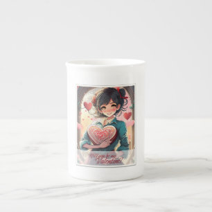 Caneca De Porcelana Seja meu Namorados no Estilo de mangá 31470