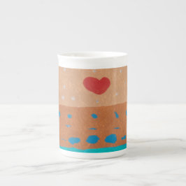 Caneca De Porcelana Sementes de Mug Especiais de Amor