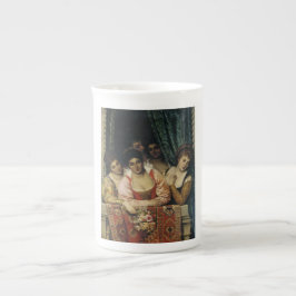 Caneca De Porcelana Senhoras de uma Balconia durante o Renascimento It