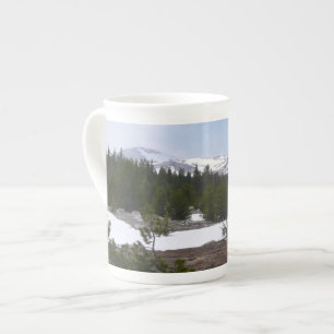 Caneca De Porcelana Serra Nevada e neve em Yosemite
