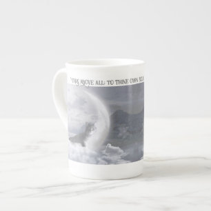 Caneca De Porcelana Shakespeare Bone China Mug
