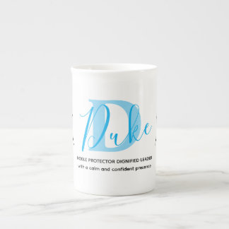 Caneca De Porcelana Significado do nome Duke Bowl Significado Monogram