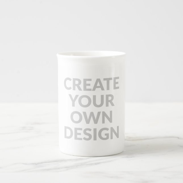 Caneca De Porcelana Simplesmente - Crie o Seu Próprio  (Frente)