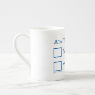 Caneca De Porcelana SlipperyJoe's você está bêbado humorístico ligeira