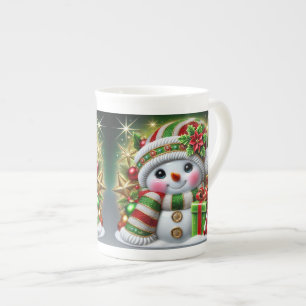 Caneca De Porcelana Snowman Specialty Mug